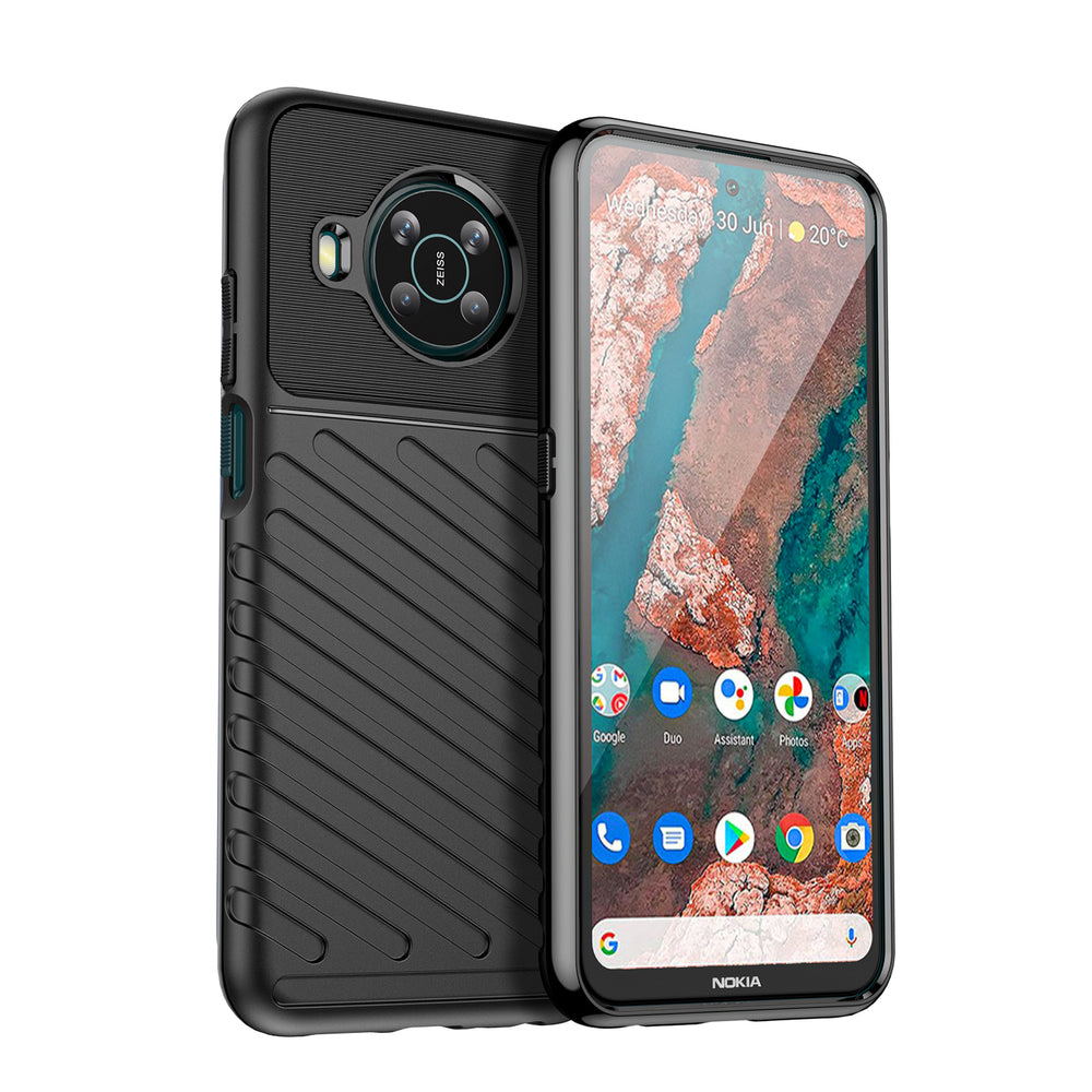 Thunder Case fleksibelt pansret cover til Nokia X100 sort