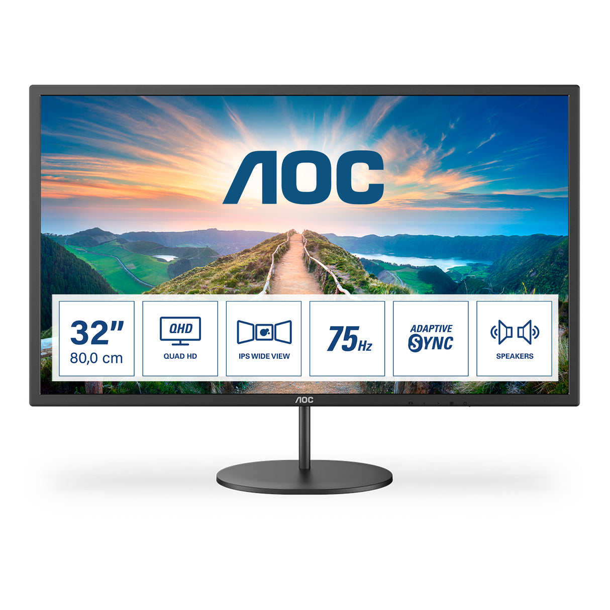 AOC Q32V4 32 2560 x 1440 (2K) HDMI DisplayPort 75Hz