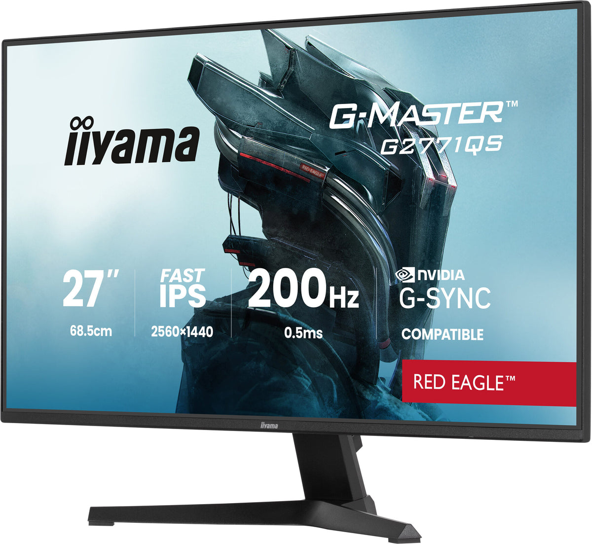 IIYAMA 68.6cm(27)G2771QS-B1 16:9 2xHDMI+DP IPS Black