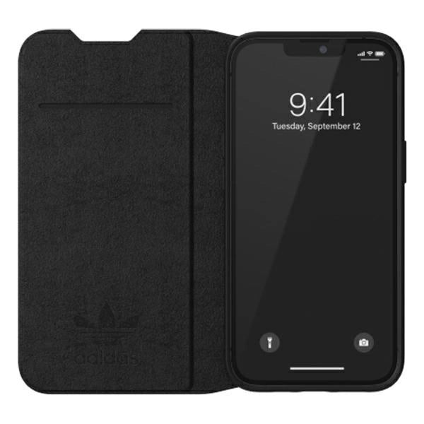 Adidas OR Booklet Case BASIC for iPhone 13 - Black and White