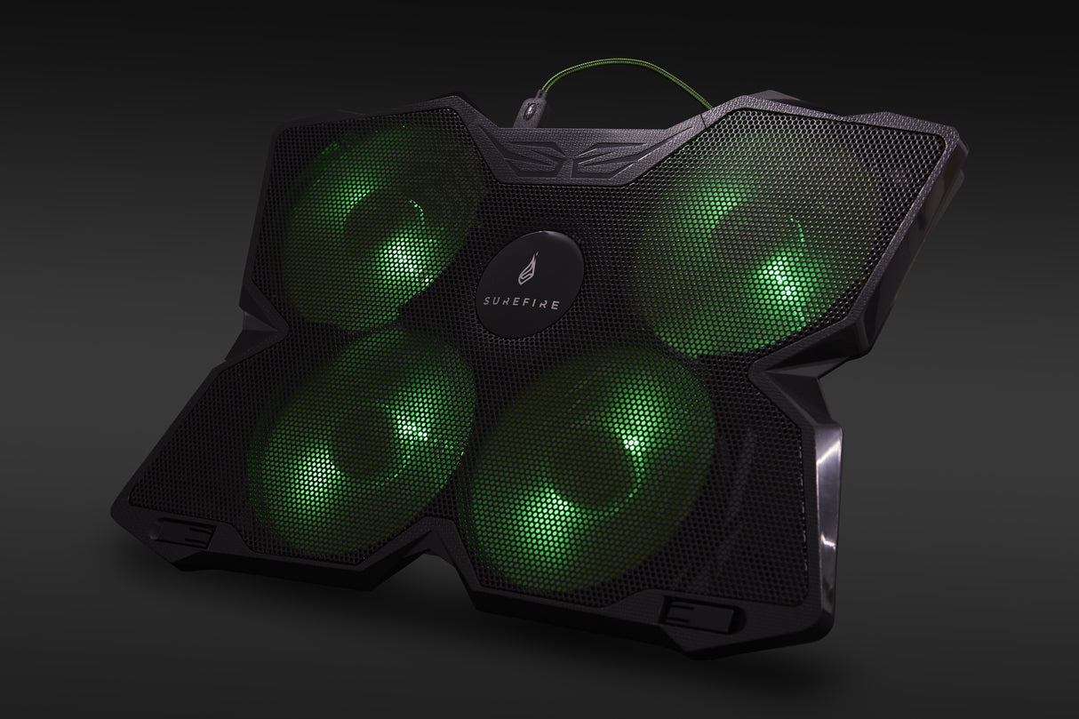 SureFire Bora køling til laptop 43,2 cm (17") 1200 rpm Sort