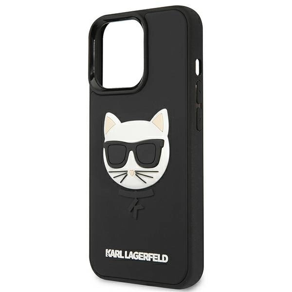 Karl Lagerfeld 3D Rubber Choupette Case for iPhone 13 Pro / iPhone 13 - Black