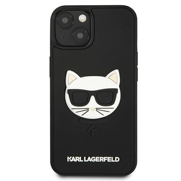 Karl Lagerfeld 3D Rubber Choupette Case for iPhone 13 mini - Black