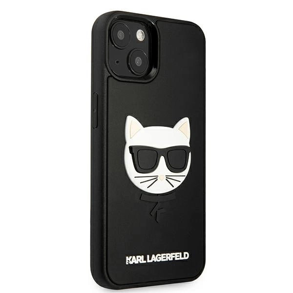 Karl Lagerfeld 3D Rubber Choupette Case for iPhone 13 mini - Black