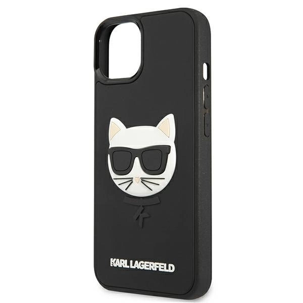 Karl Lagerfeld 3D Rubber Choupette Case for iPhone 13 mini - Black