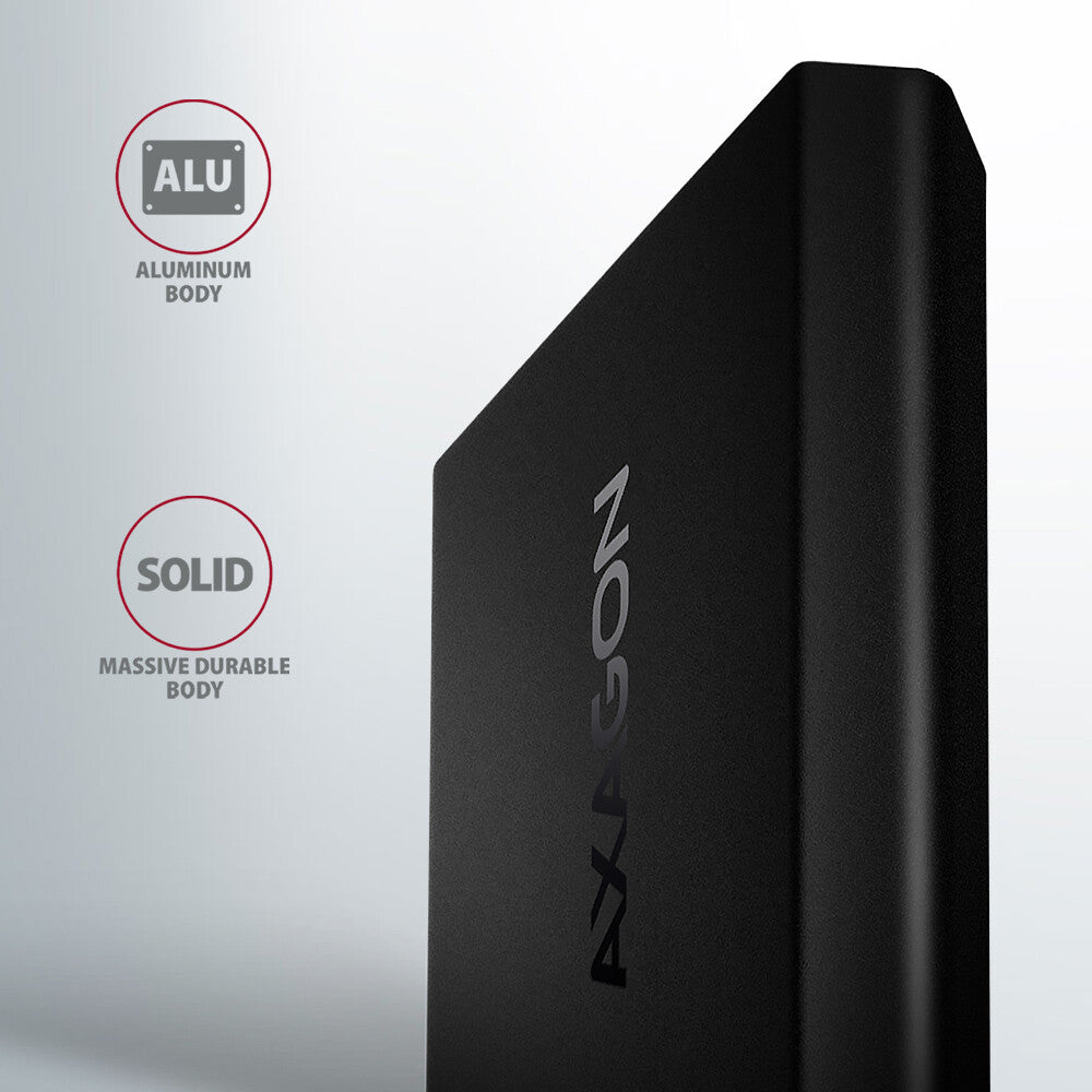 Axagon EEM2-UB2 drevkabinet SSD kabinet Sort M.2