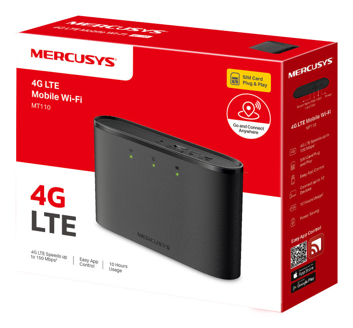 Mercusys MT110 V1 Mobilt hotspot 150Mbps Ekstern