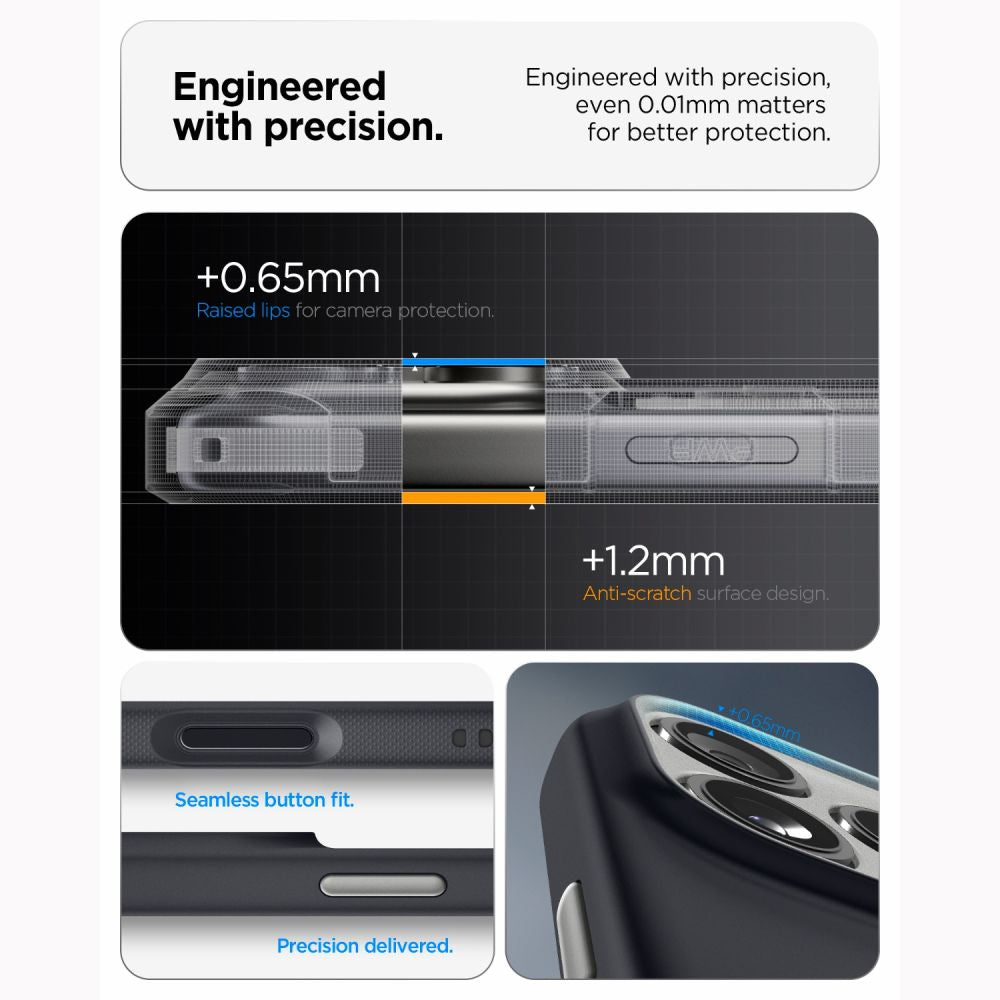 Spigen Nano Pop Magsafe Iphone 17 Pro Max / 18 Pro Max Sort Sesam