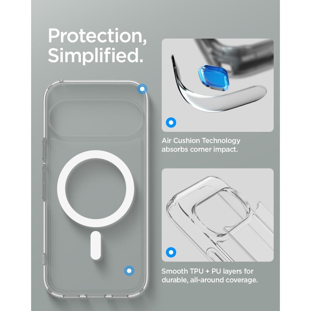 Spigen Ultra Hybrid Magasafe Google Pixel 11 Pro Klar/Hvid