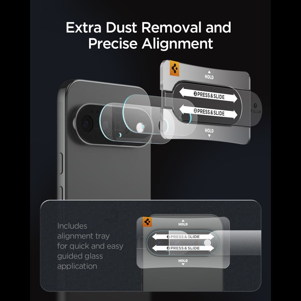 Kamera Beskyttelse Spigen Optik Pro Glas.Tr Ez Fit Camera Protector 2 Pack Google Pixel 11 Pro Clear