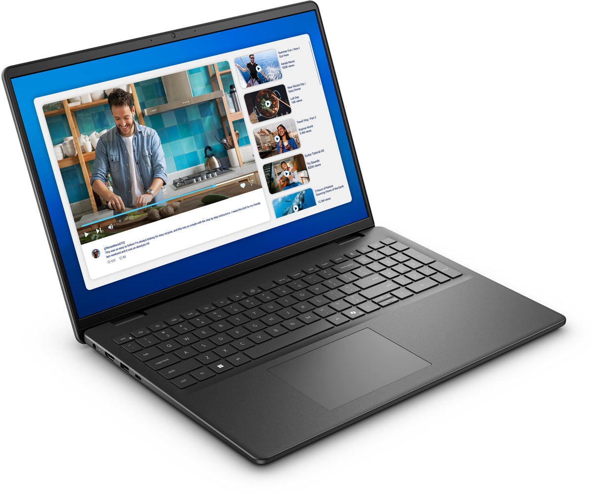 DELL DC16250 Intel Core 5 120U Laptop 40,6 cm (16") Full HD+ 8 GB DDR5-SDRAM 512 GB SSD Wi-Fi 6 (802.11ax) Windows 11 Pro Sort