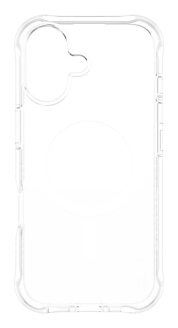 PanzerGlass CARE by ® Fashionable Case Samba Transparent m. Hvid MagSafe iPhone 17