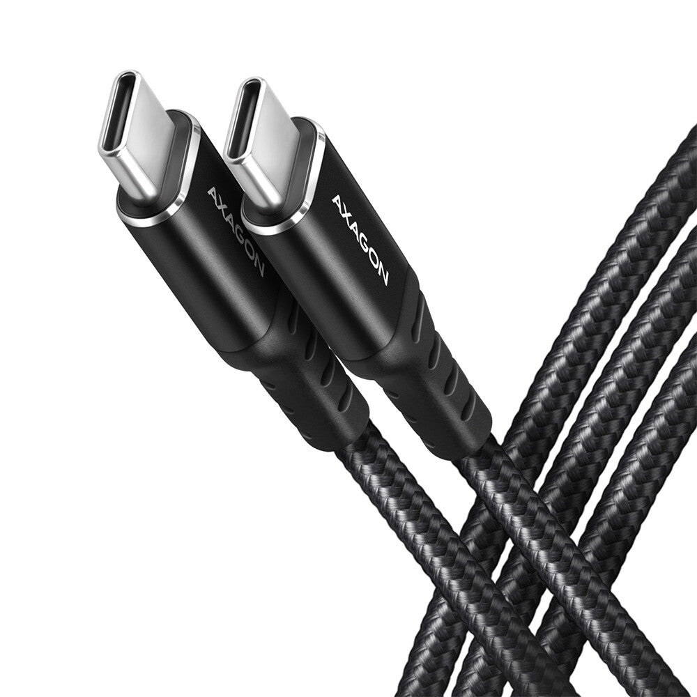 Axagon BUCM3-CM30AB USB-kabel USB 3.2 Gen 1 (3.1 Gen 1) 3 m USB C 5 Gbit/sek. 60 W Sort