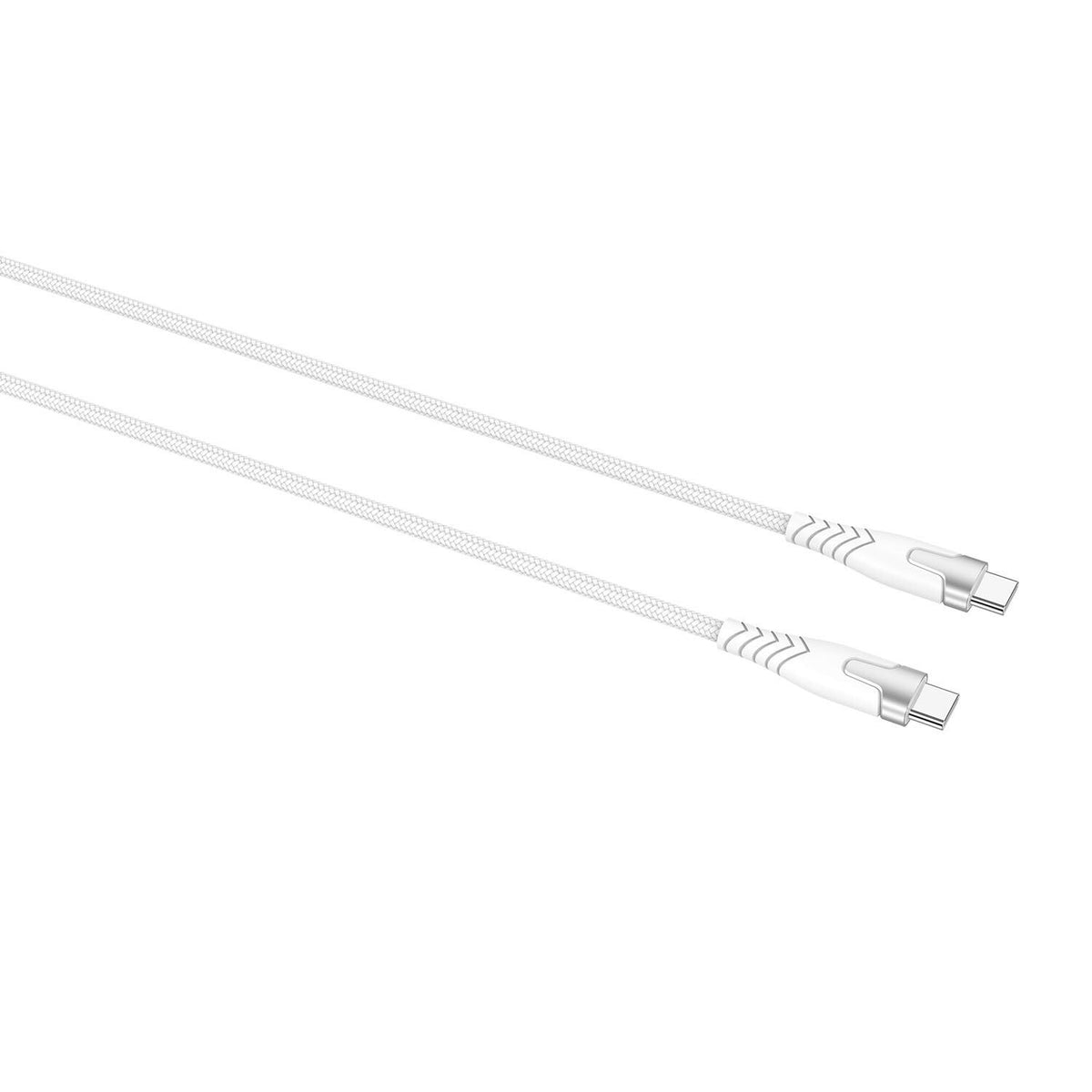 Gear Kevlar-Kabel Pro Usb-C 2.0 Med Metalhus Hvid 1,5m