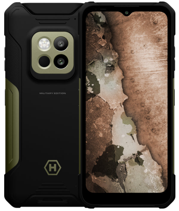 HAMMER Construction 2 Thermal 5G Military Edition 16,7 cm (6.58") Dual SIM Android 14 USB Type-C 8 GB 256 GB 6500 mAh Sort, Grøn
