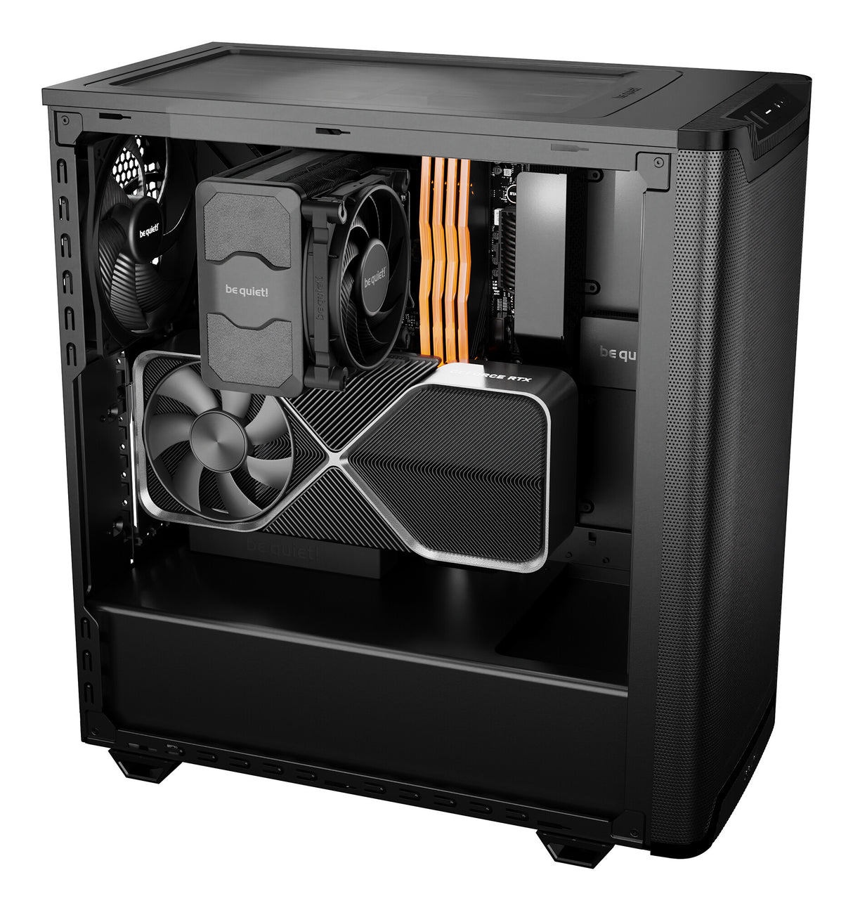 be quiet! PURE BASE 501 Airflow Window Black Midi Tower Sort