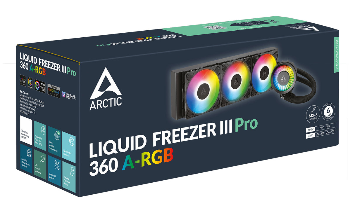 Arctic Liquid Freezer III Pro 360 A-RGB Intel/AMD Vandkøler