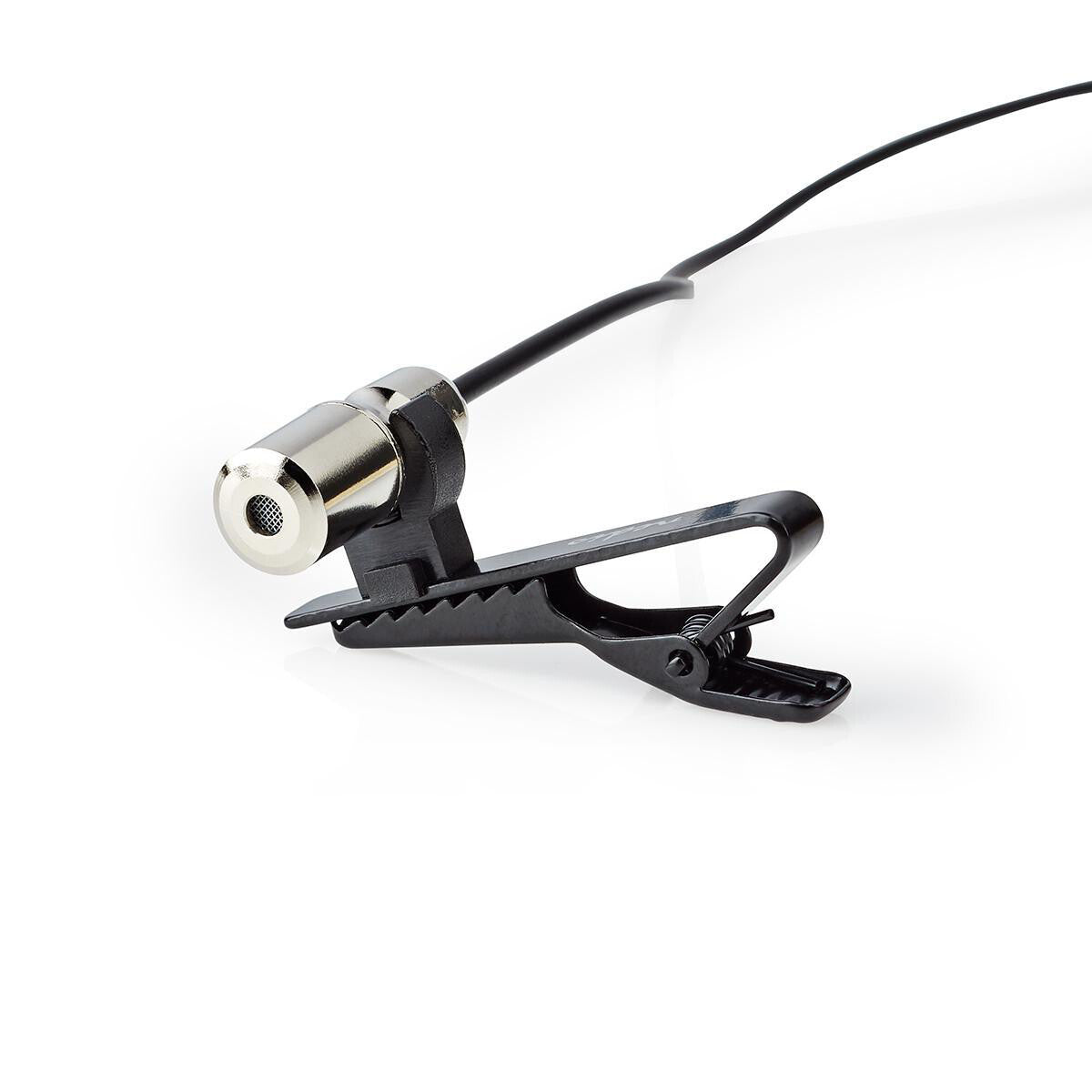 Nedis MICCJ105BK mikrofon Sort, Krom Clip-on mikrofon