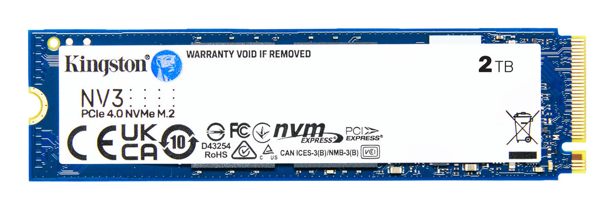 Kingston SSD NV3 2TB M.2 PCI Express 4.0 x4 (NVMe)