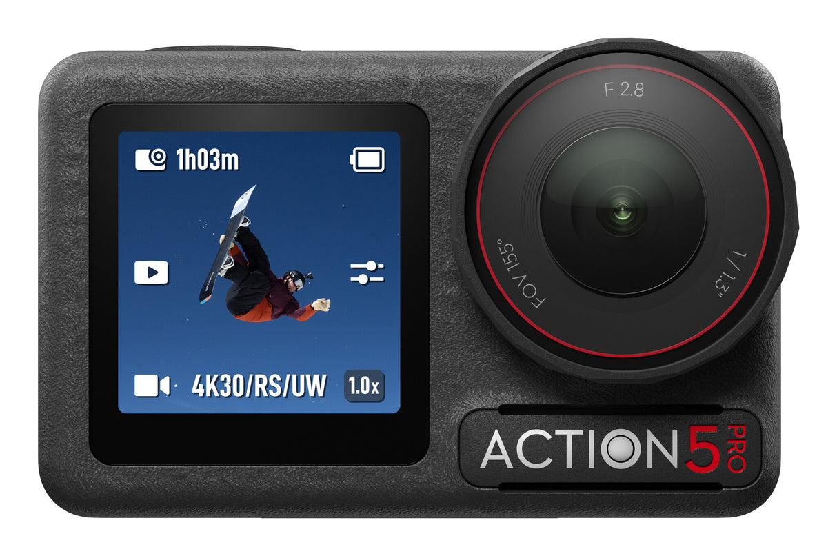 DJI Osmo Action 5 Pro Standard Combo kamera til actionsport 40 MP 4K Ultra HD CMOS 25,4 / 1,3 mm (1 / 1.3") Wi-Fi 300 g