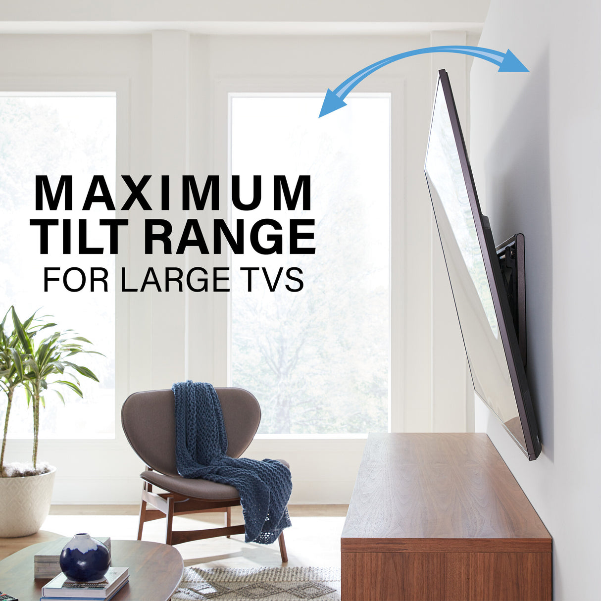 SANUS VLT7-B2 - monteringssæt - Advanc 2,29 m (90") Sort