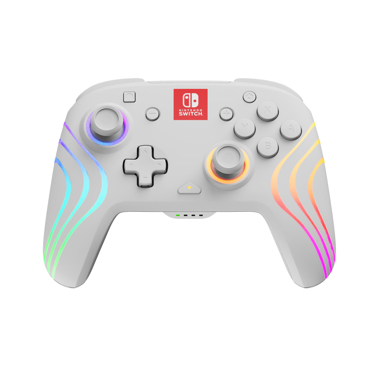 PDP Afterglow Wave Hvid USB Gamepad Analog/digital Nintendo Switch, Nintendo Switch Lite, Nintendo Switch OLED