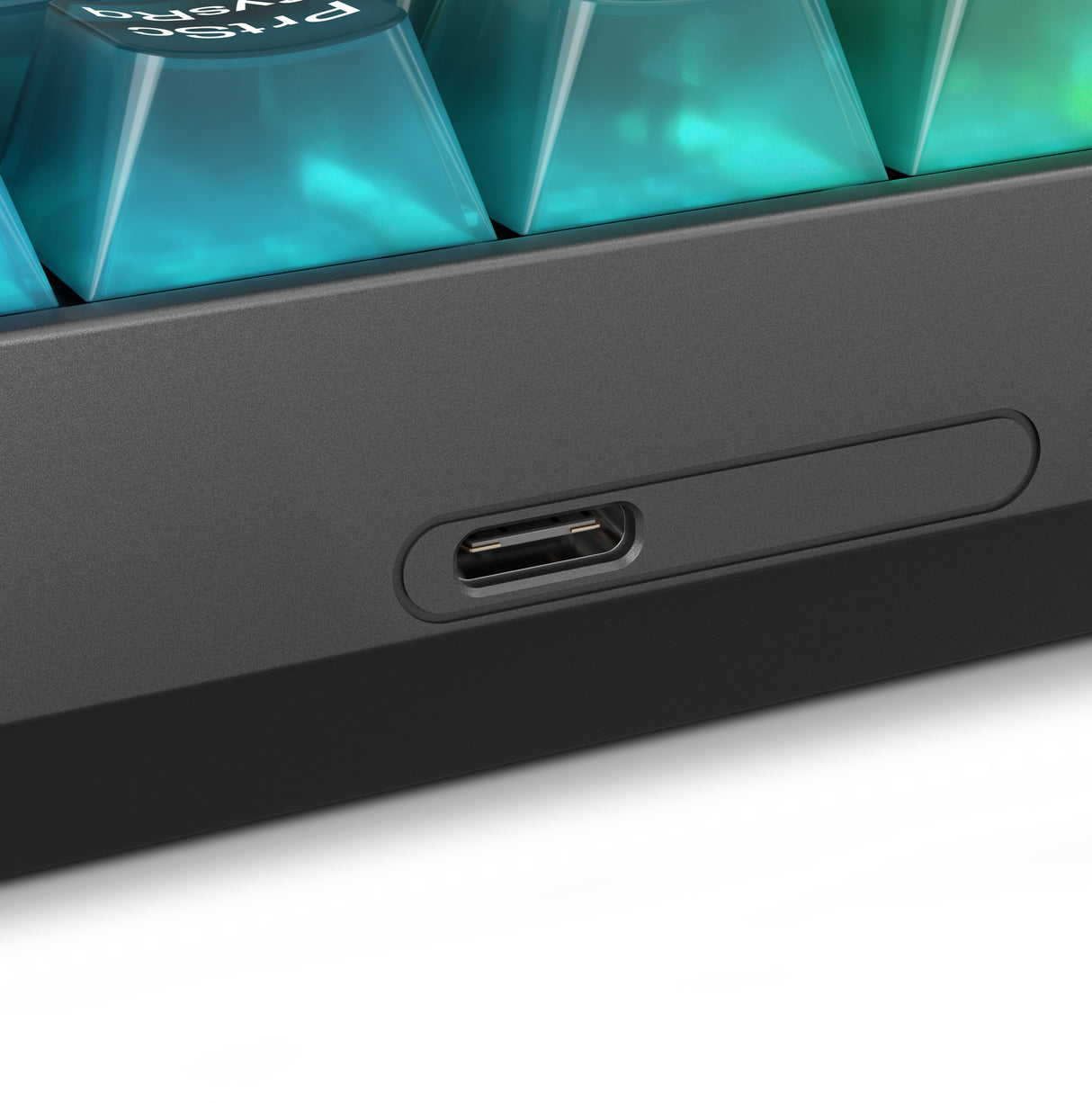 Lenovo Legion K510 Mini Pro tastatur Spil USB US engelsk Sort, Transparent
