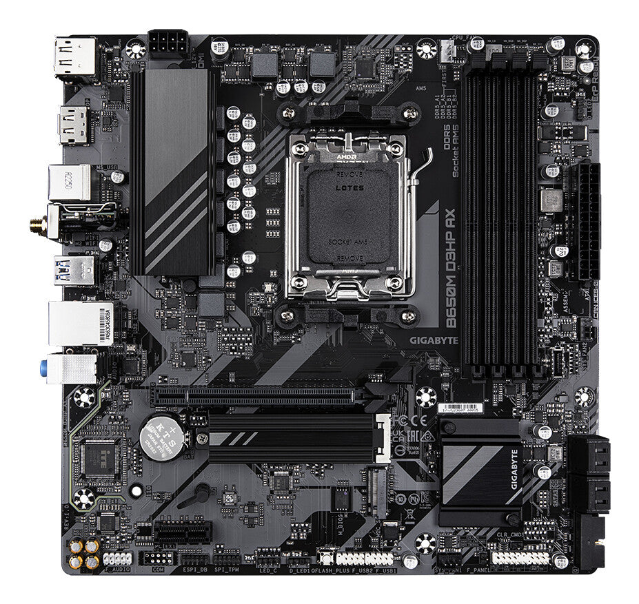 GIGABYTE B650M D3HP AX bundkort AMD B650 Sokkel AM5 micro ATX