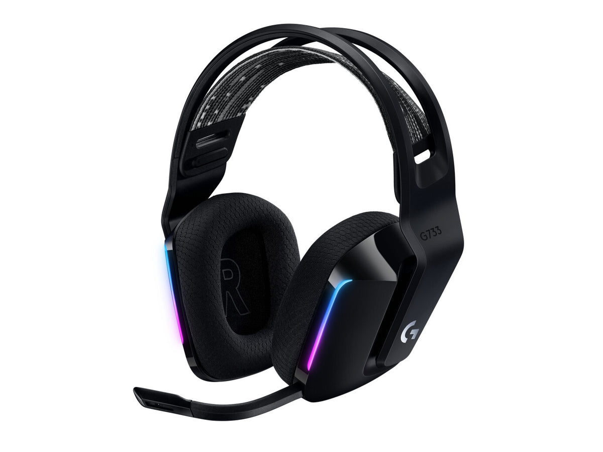 Logitech G G733 Headset Trådløs Spil Sort