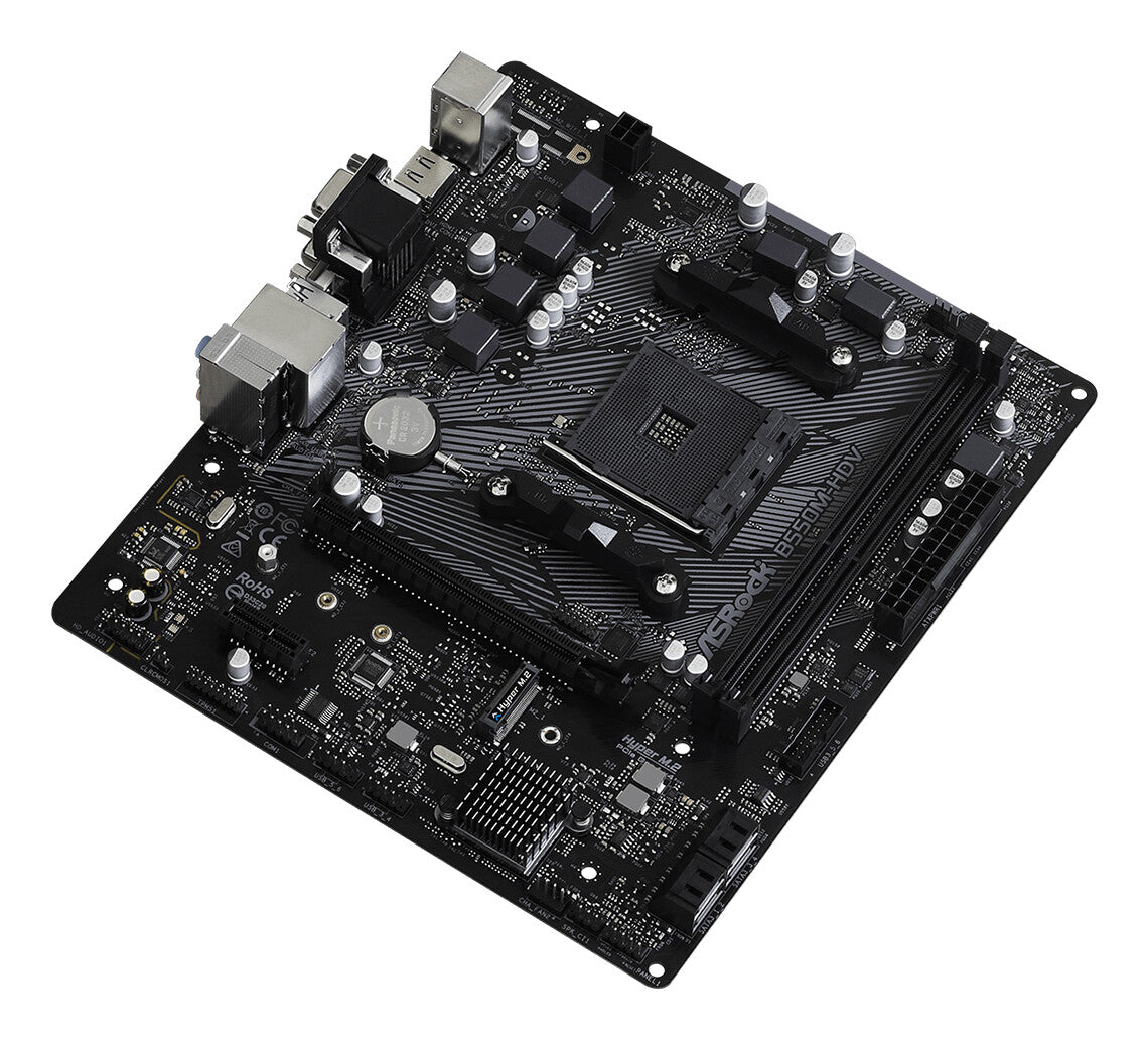 Asrock B550M-HDV AMD B550 Stik AM4 micro ATX