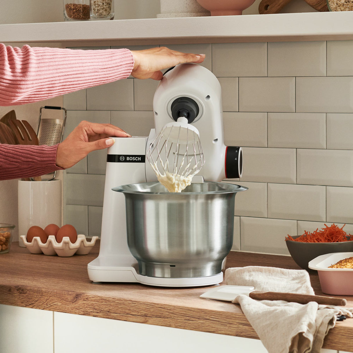Bosch MUM Serie 2 MUMS2EW00 Køkkenmaskine 3.8liter 700W Hvid