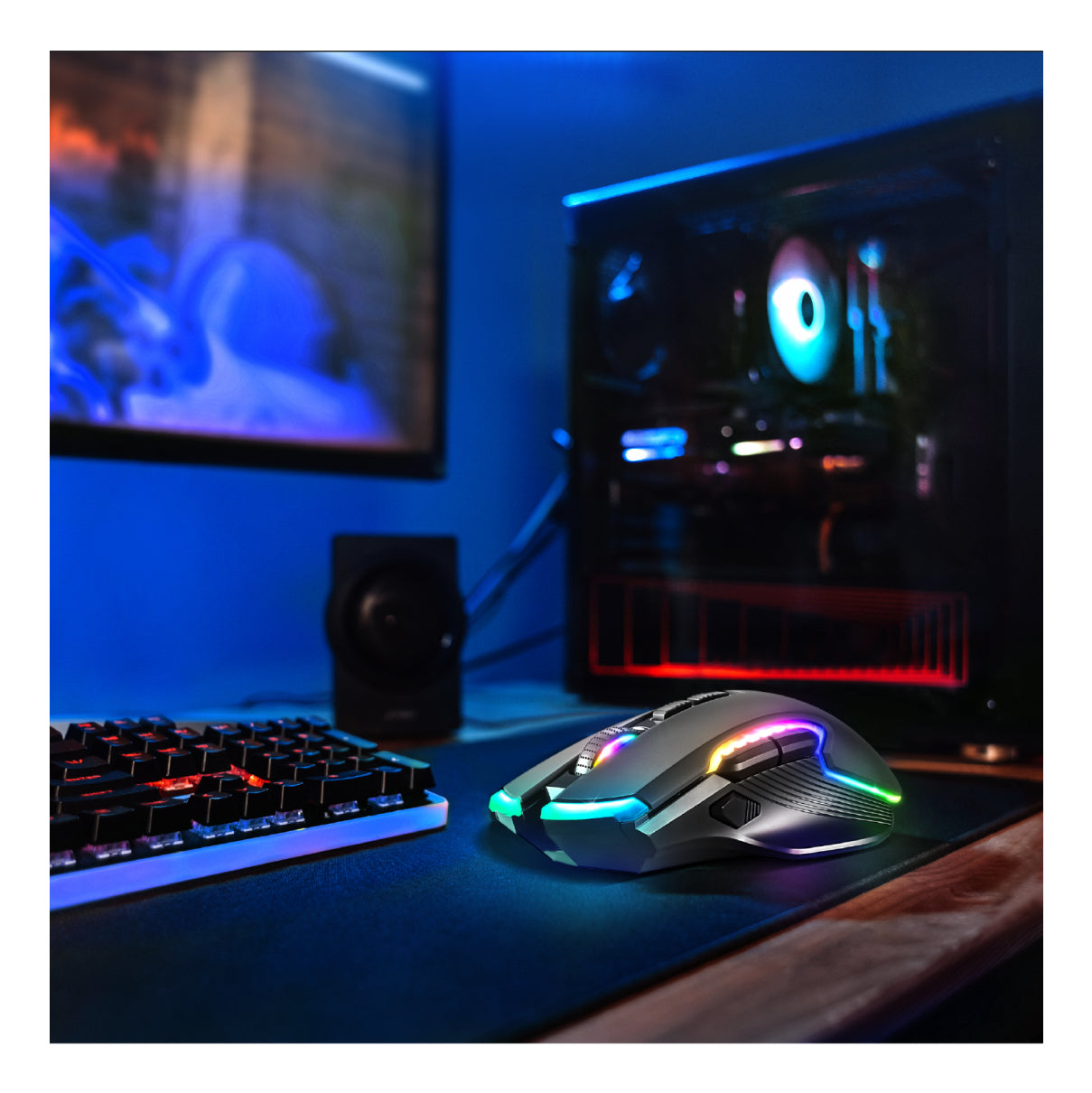 Spirit of Gamer ELITE M70 mus Spil Højre hånd RF trådløs + Bluetooth Optisk 4800 dpi