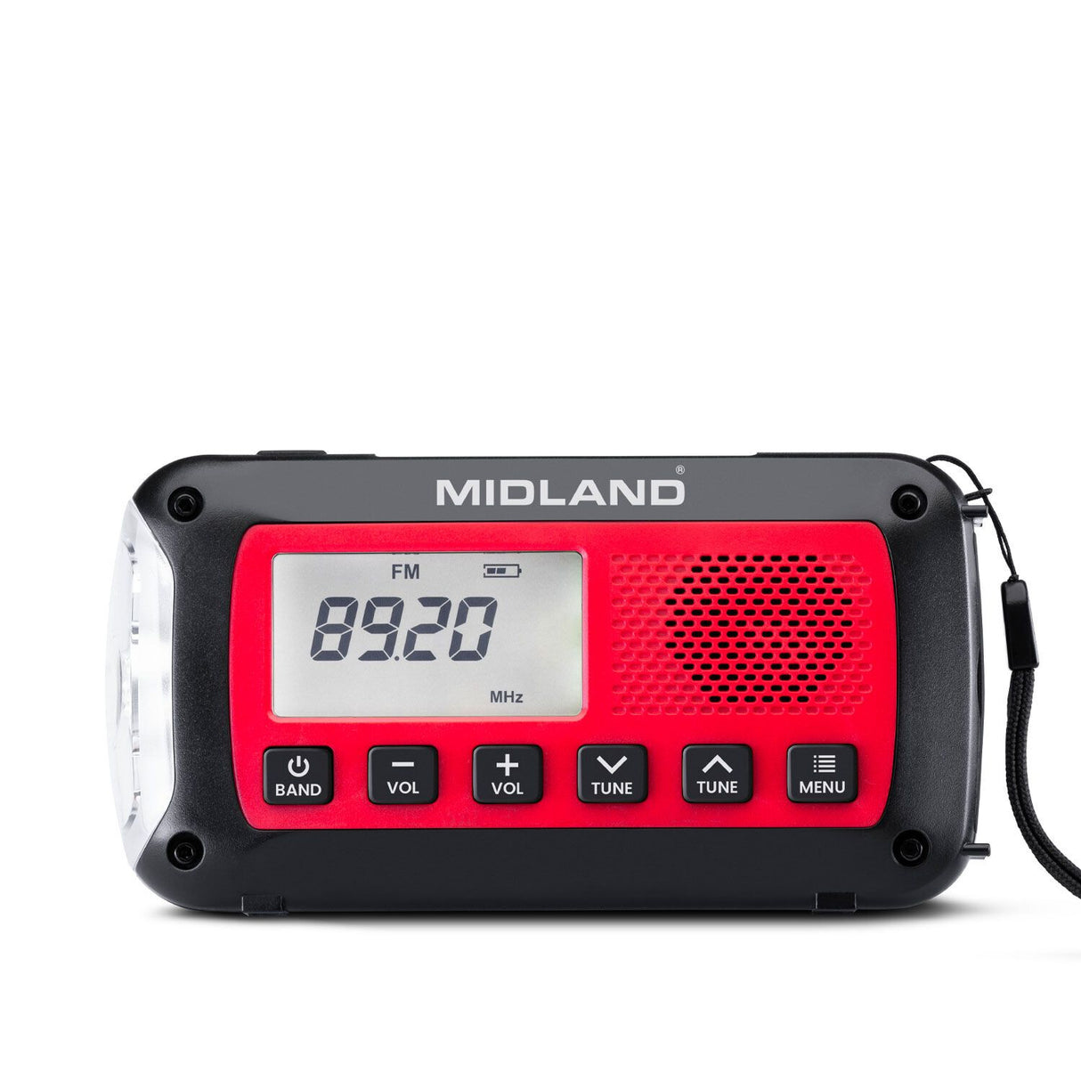 Midland C1665 powerbank Lithium-Ion (Li-Ion) 2600 mAh Sort, Rød