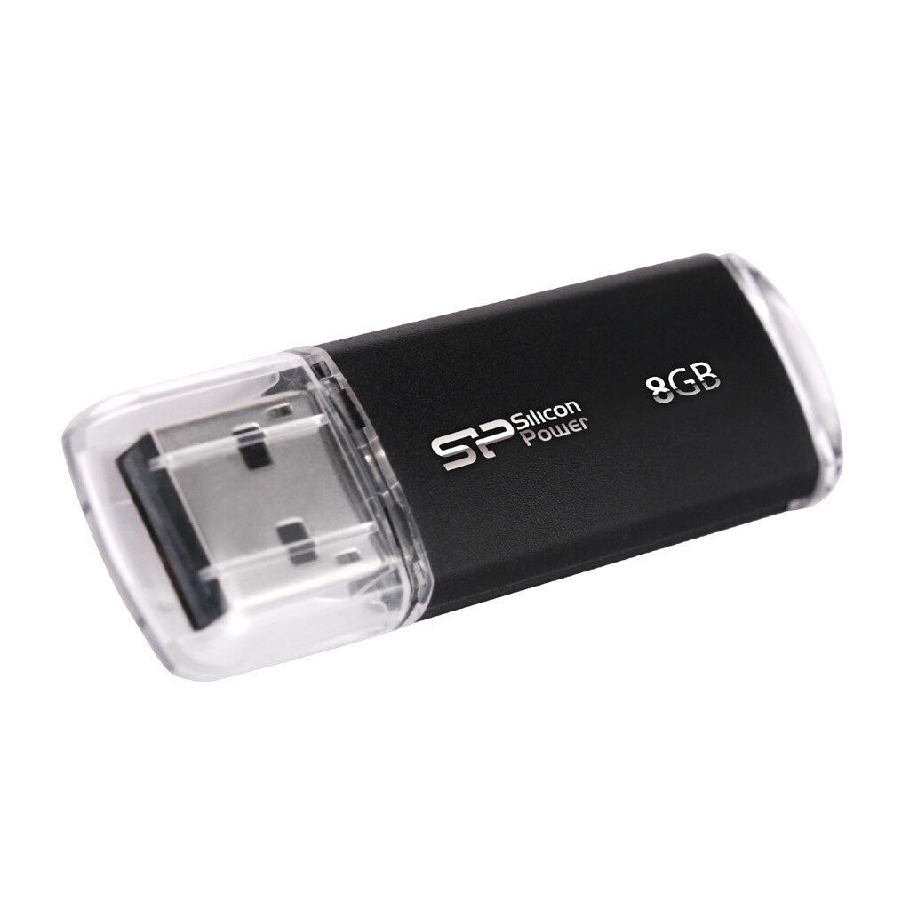 Silicon Power Ultima-II USB-nøgle 8 GB USB Type-A 2.0 Sort