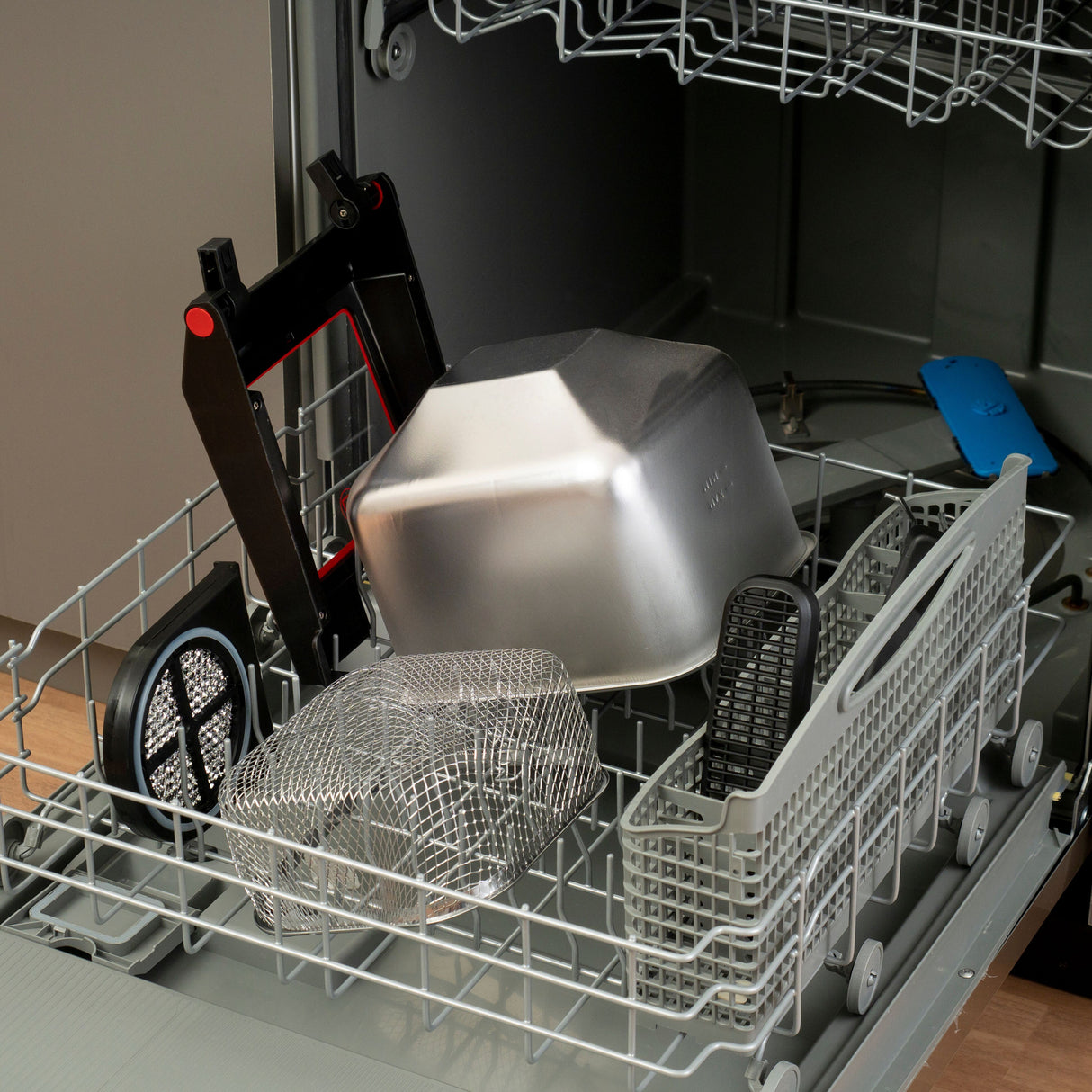 Tefal Clear Duo FR600D Enkelt 0,65 L Enkeltstående 2000 W Frituregryde Sort, Rustfrit stål