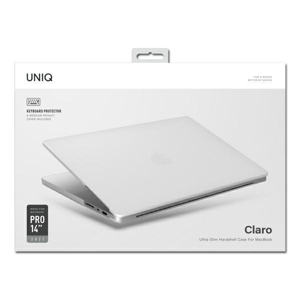 Uniq Claro-hylster til MacBook Pro 14 (2021) - gennemsigtigt
