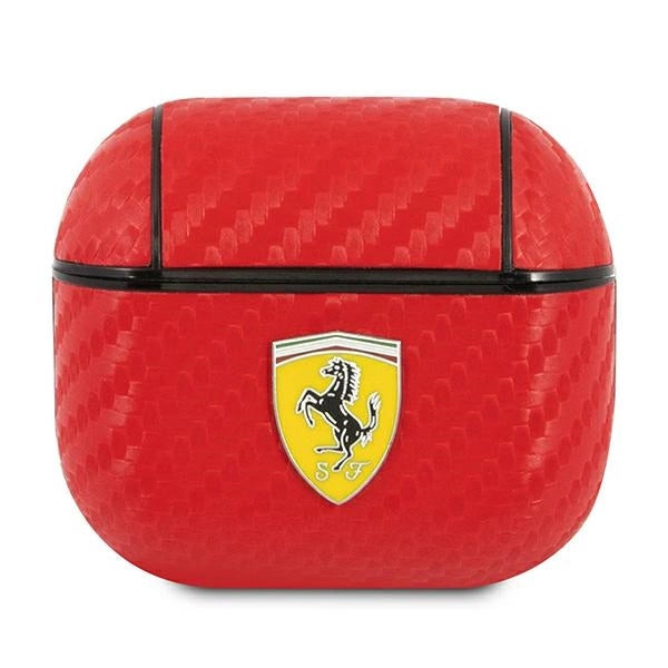 Ferrari FESA3CARE AirPods 3 cover rød/rød On Track PU Carbon