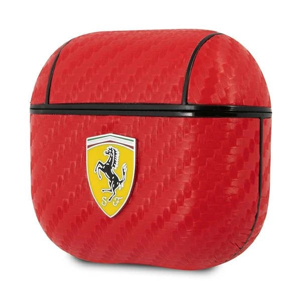 Ferrari FESA3CARE AirPods 3 cover rød/rød On Track PU Carbon