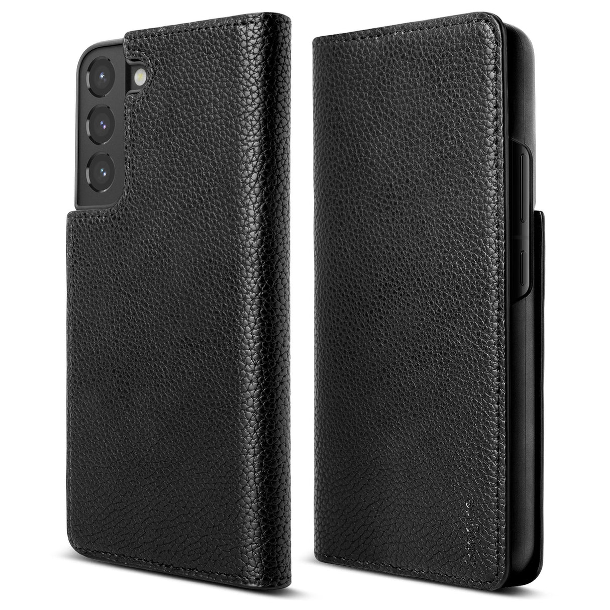 Ringke Folio Signature Flip Leather Case til Samsung Galaxy S22 + (S22 Plus) sort (FSS118R262)
