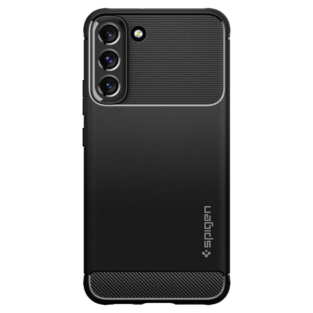 Spigen Rugged Armor Case for Samsung Galaxy S22 - Matte Black