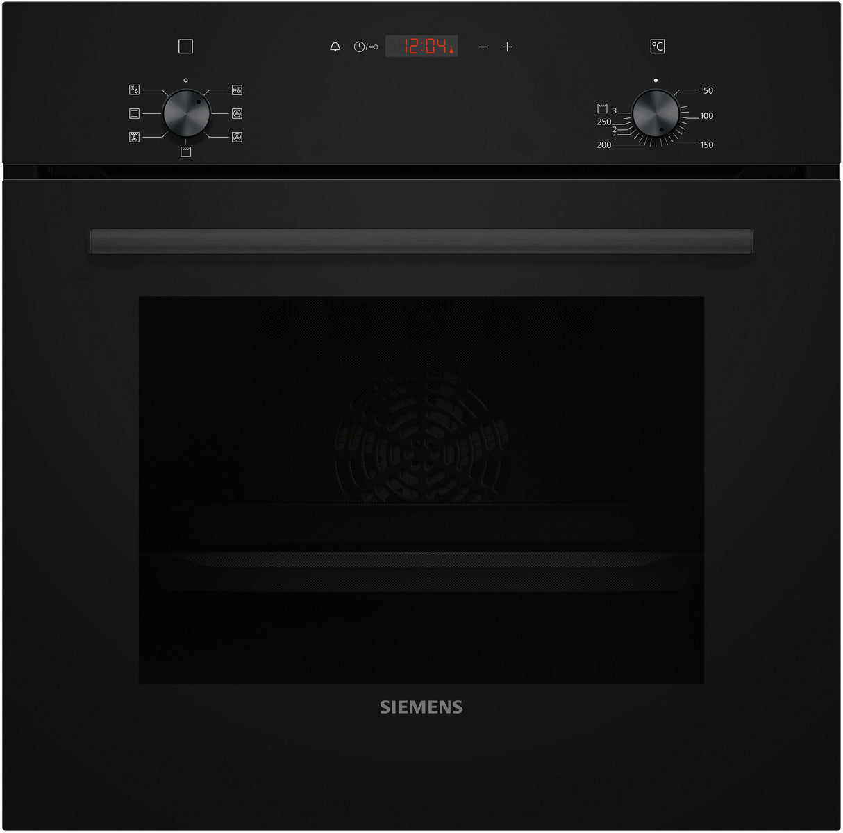 Siemens iQ100 HB013FBB1 ovn 66 L Sort