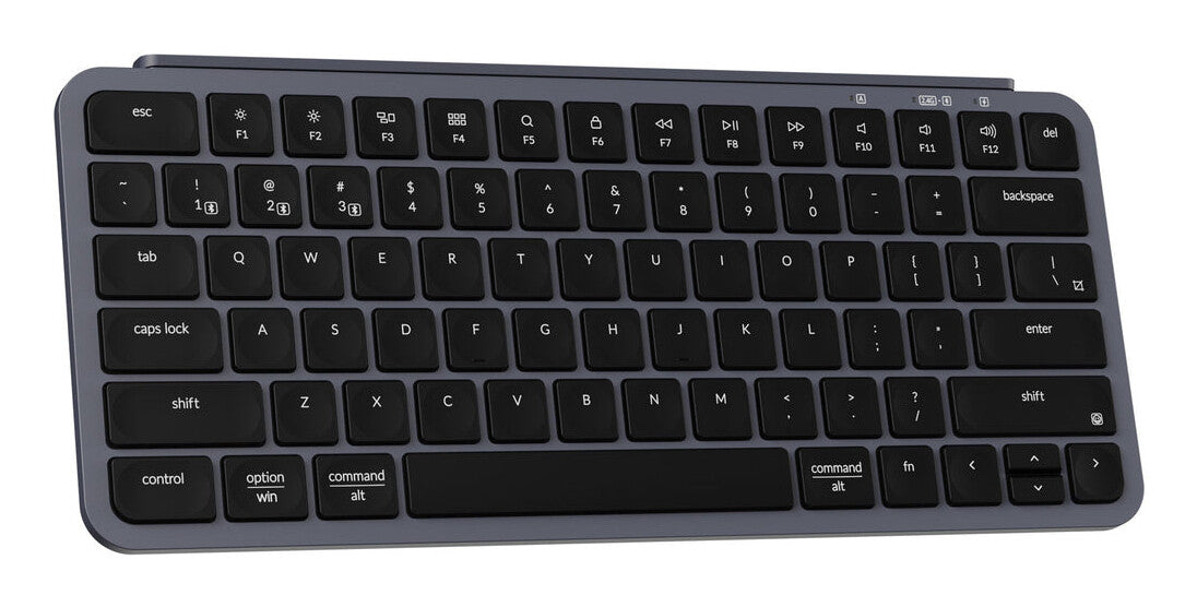 Keychron B1P-K1 tastatur Hjemme/kontor USB + RF Wireless + Bluetooth Grå