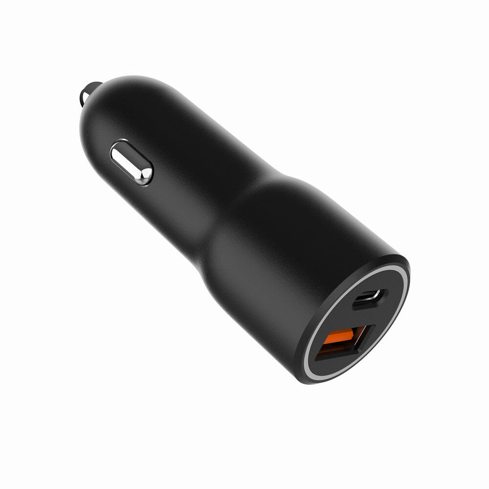 Gembird TA-UC-AC2PDQC38-CAR-01 oplader til mobil enhed Universel Sort Cigartænder Hurtig opladning Automatisk