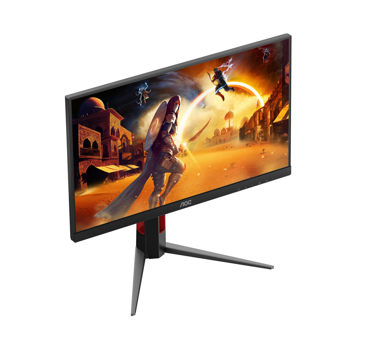 AOC G4 24G4HA computerskærm 60,5 cm (23.8") 1920 x 1080 pixel Fuld HD LED Sort, Rød