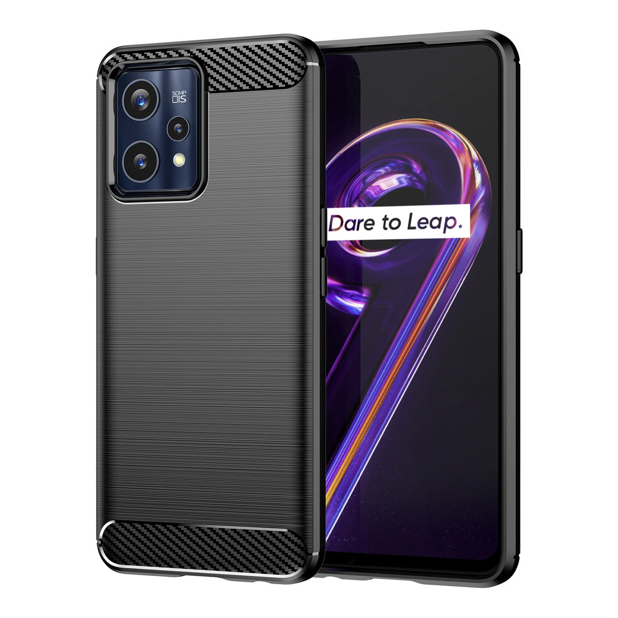 Carbon Case Flexible Cover Realme 9 Pro + (9 Pro Plus) sort