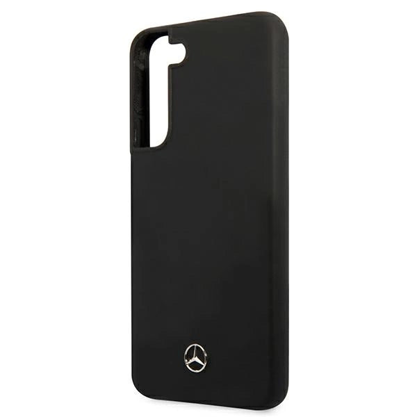 Mercedes Silicone Line Case for Samsung Galaxy S22+ - Black