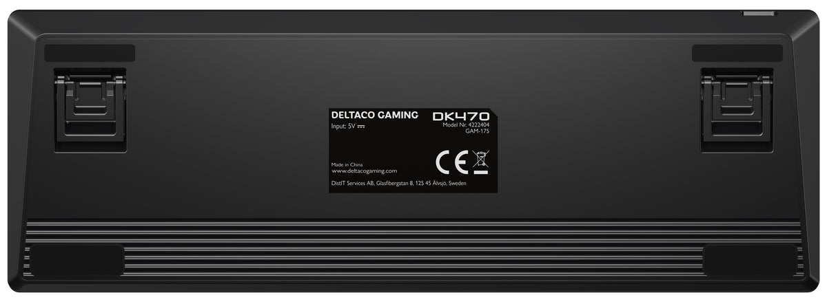Deltaco Gaming DK470 60% mechanical keyboard, black