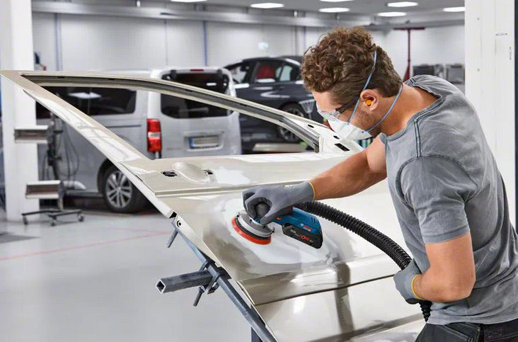 Bosch GEX 18V-125 Professional Excentersliber 10000 rpm 20000 OPM Sort, Blå, Grå, Rød