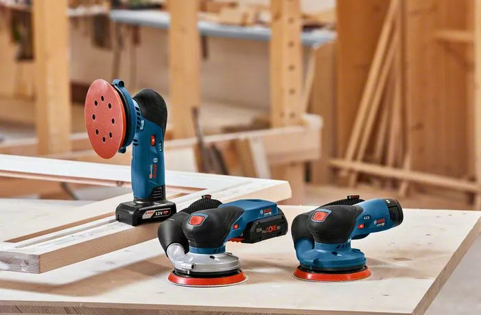 Bosch GEX Professional 18V-125 Excentersliber Uden batteri Batteri og lader ikke inkluderet