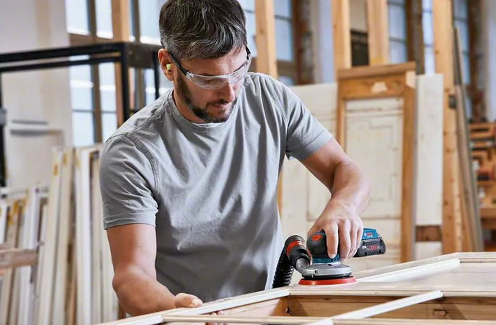 Bosch GEX Professional 18V-125 Excentersliber Uden batteri Batteri og lader ikke inkluderet